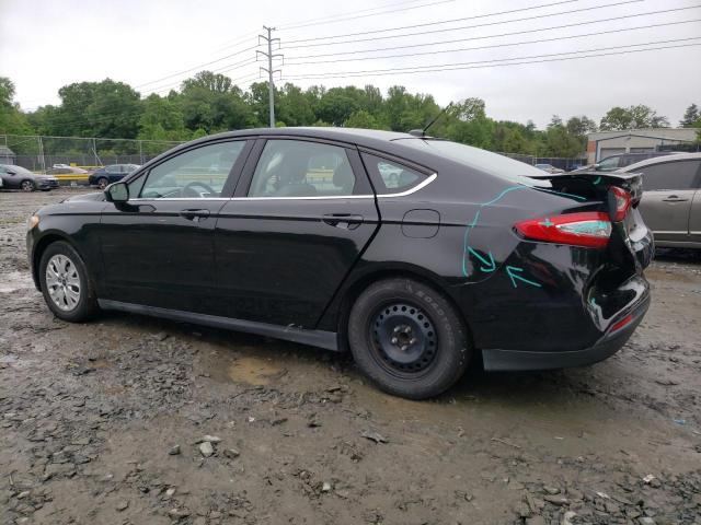 1FA6P0G70E5374519 - 2014 FORD FUSION S BLACK photo 2