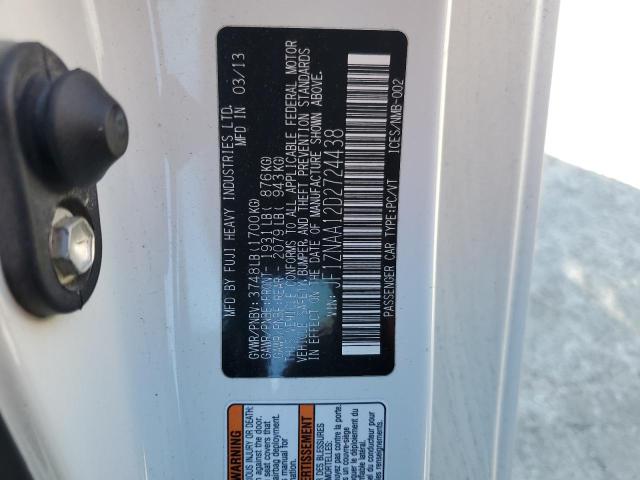 JF1ZNAA12D2724438 - 2013 TOYOTA SCION FR-S 白色 照片 13