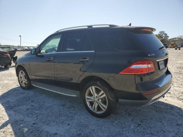 4JGDA5HB9EA424310 - 2014 MERCEDES-BENZ ML 350 4MATIC BLACK photo 2