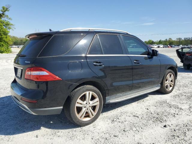 4JGDA5HB9EA424310 - 2014 MERCEDES-BENZ ML 350 4MATIC BLACK photo 3