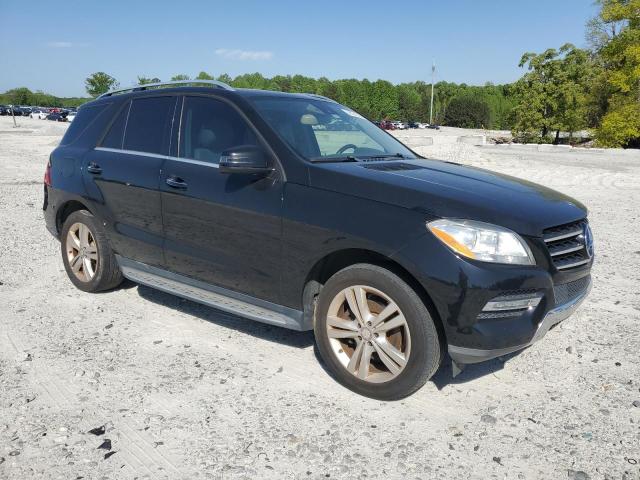 4JGDA5HB9EA424310 - 2014 MERCEDES-BENZ ML 350 4MATIC BLACK photo 4
