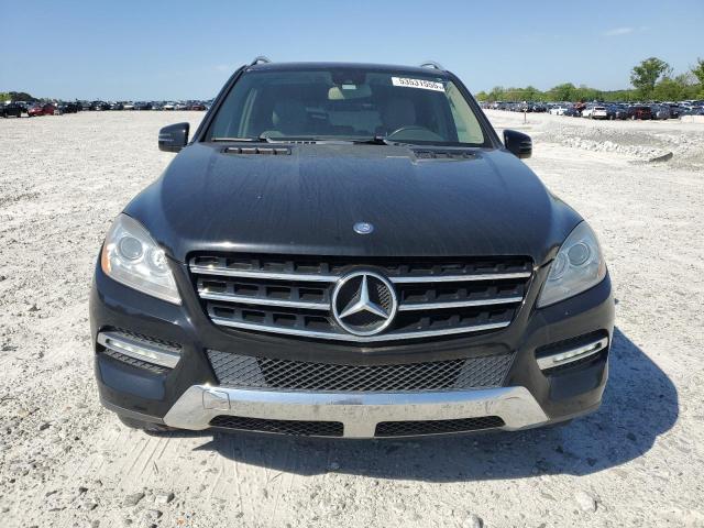 4JGDA5HB9EA424310 - 2014 MERCEDES-BENZ ML 350 4MATIC BLACK photo 5