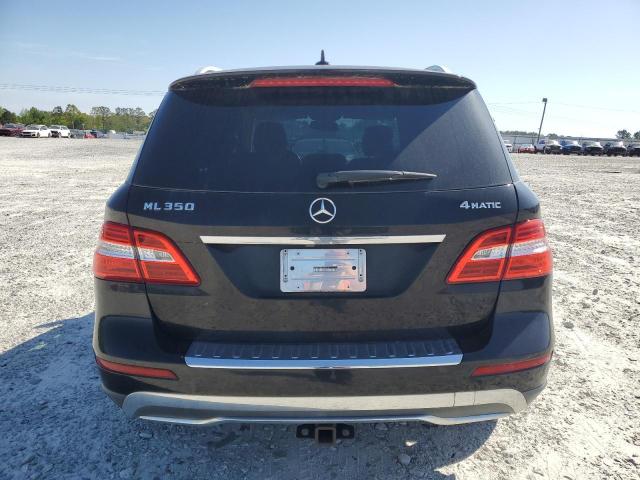 4JGDA5HB9EA424310 - 2014 MERCEDES-BENZ ML 350 4MATIC BLACK photo 6