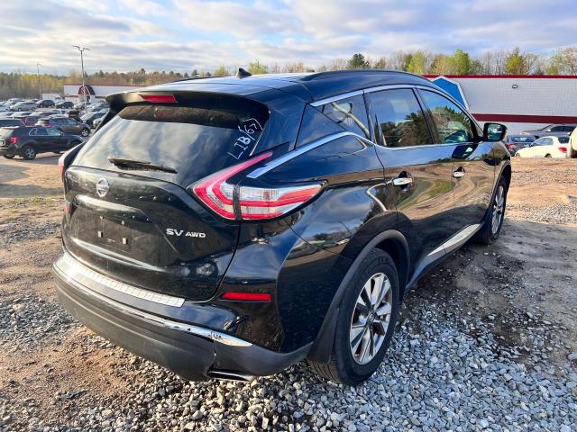 5N1AZ2MH0FN231574 - 2015 NISSAN MURANO S BLACK photo 4