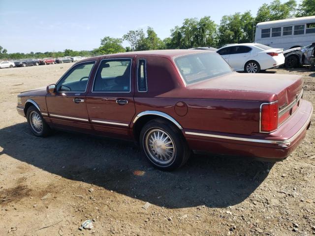 1LNLM82W8TY703574 - 1996 LINCOLN TOWN CAR SIGNATURE RED photo 2