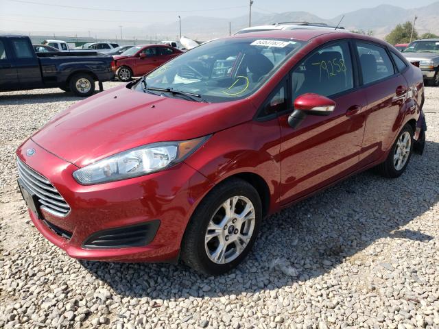 3FADP4BJ6FM216537 - 2015 FORD FIESTA SE MAROON photo 2