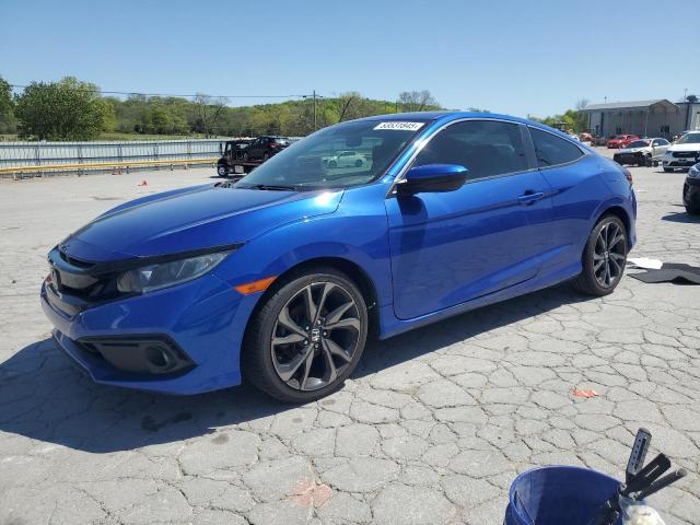 2HGFC4B88LH302732 - 2020 HONDA CIVIC SPORT BLUE photo 1