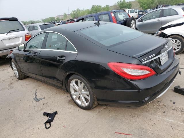 WDDLJ9BB5DA074663 - 2013 MERCEDES-BENZ CLS 550 4MATIC BLACK photo 2