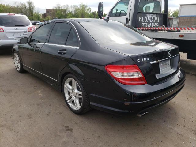 WDDGF5EB0BA520190 - 2011 MERCEDES-BENZ C 300 BLACK photo 2