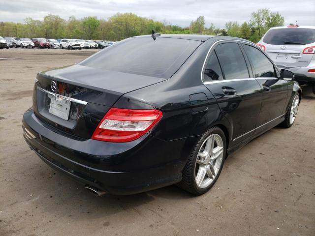 WDDGF5EB0BA520190 - 2011 MERCEDES-BENZ C 300 BLACK photo 3