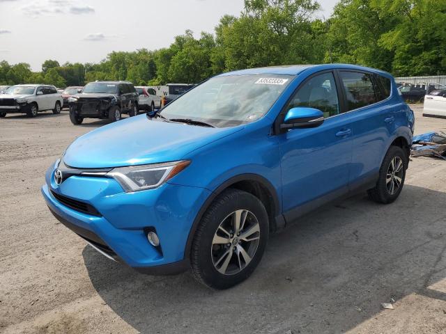 2T3RFREV4GW511876 - 2016 TOYOTA RAV4 XLE BLUE photo 1