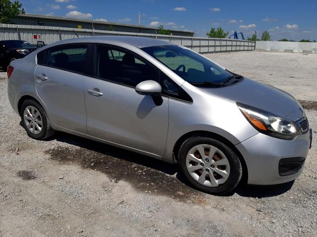 KNADM4A38F6468664 - 2015 KIA RIO LX SILVER photo 4