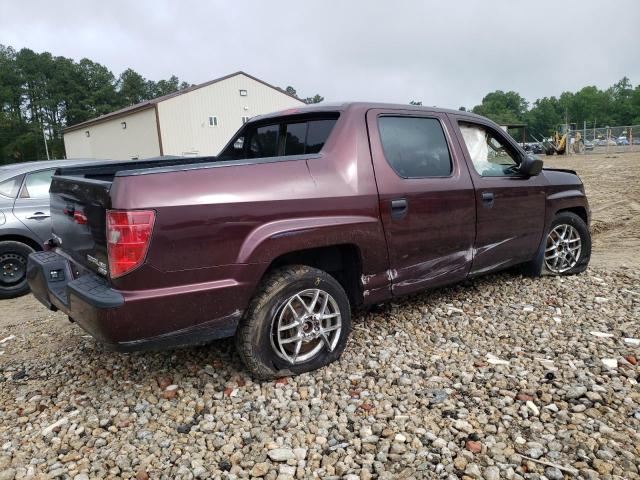 2HJYK16259H501837 - 2009 HONDA RIDGELINE RT BURGUNDY photo 3