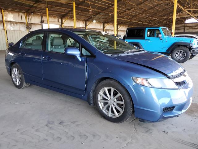 19XFA1F9XAE017190 - 2010 HONDA CIVIC EXL BLUE photo 4