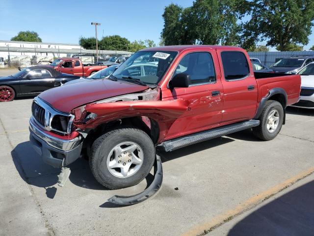 5TEGN92N31Z758543 - 2001 TOYOTA TACOMA DOUBLE CAB PRERUNNER RED photo 1