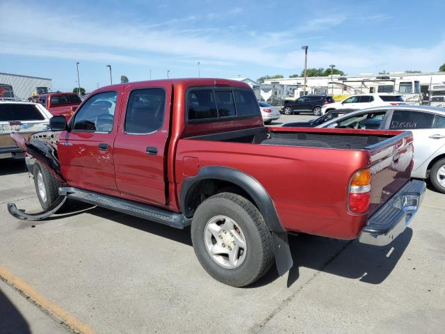 5TEGN92N31Z758543 - 2001 TOYOTA TACOMA DOUBLE CAB PRERUNNER RED photo 2