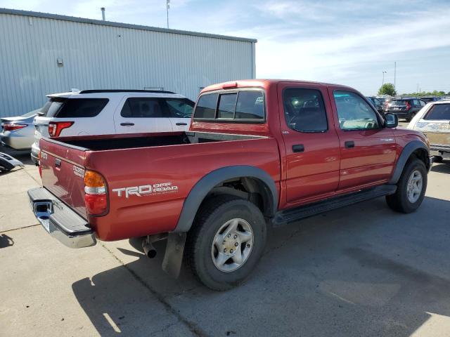 5TEGN92N31Z758543 - 2001 TOYOTA TACOMA DOUBLE CAB PRERUNNER RED photo 3