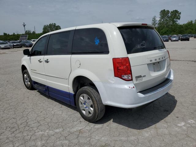 2D4RN4DGXBR732512 - 2011 DODGE GRAND CARA EXPRESS WHITE photo 2