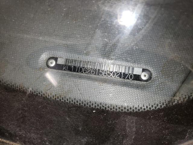 KL1TD62615B502170 - 2005 CHEVROLET AVEO BASE Qara foto 12