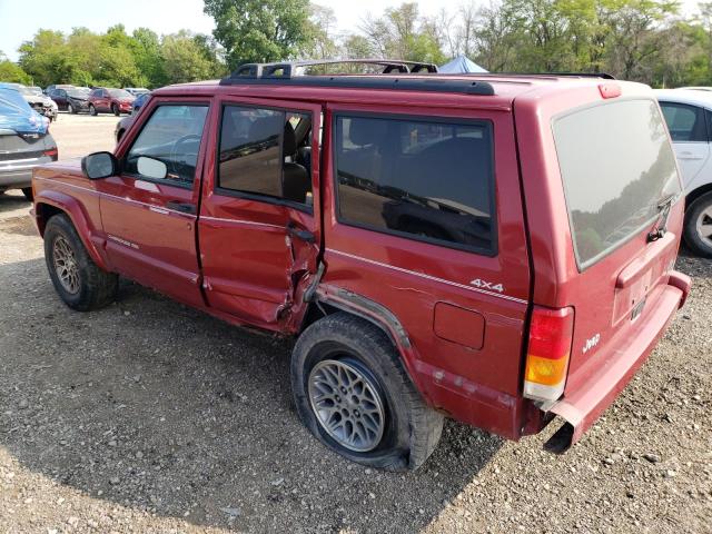 1J4FF78S9XL530395 - 1999 JEEP CHEROKEE LIMITED RED photo 2