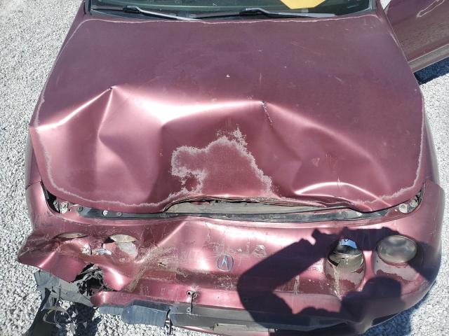 JH4DB766XTS001700 - 1996 ACURA INTEGRA SE RED photo 11