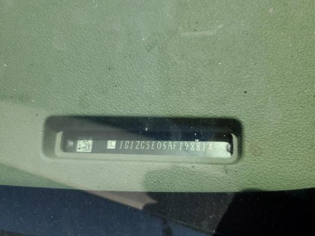 1G1ZC5E05AF198814 - 2010 CHEVROLET MALIBU 1LT 银色 照片 12