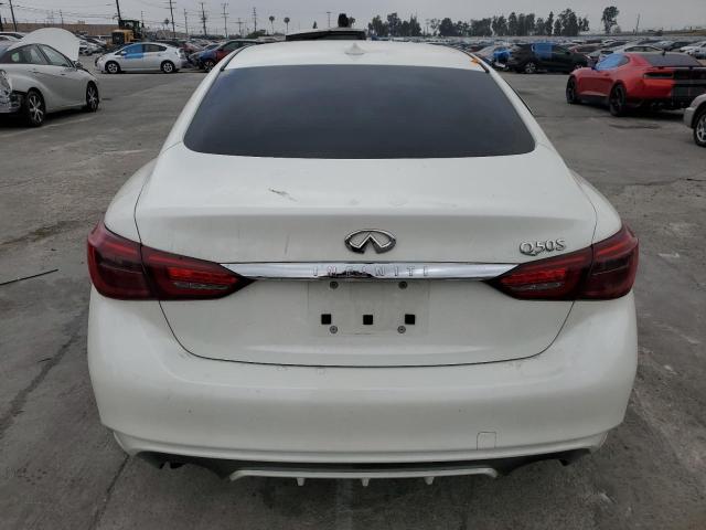 JN1EV7APXJM359901 - 2018 INFINITI Q50 LUXE WHITE photo 6