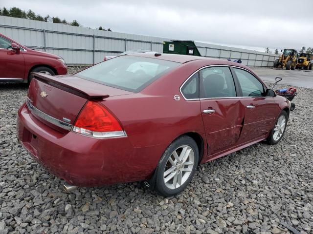 2G1WU57M291200845 - 2009 CHEVROLET IMPALA LTZ BURGUNDY photo 3