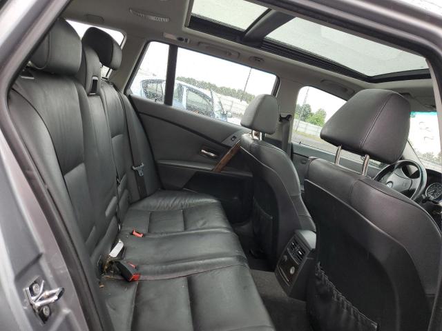 WBANN73586CN00743 - 2006 BMW 530 XIT SILVER photo 10