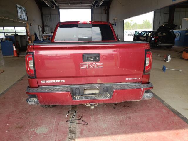 3GTU2PEJ1JG141999 - 2018 GMC SIERRA K1500 DENALI MAROON photo 6