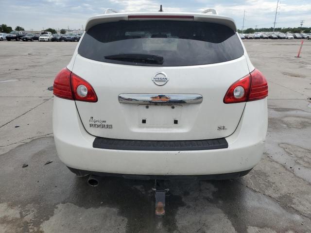 JN8AS5MTXDW533089 - 2013 NISSAN ROGUE S WHITE photo 6