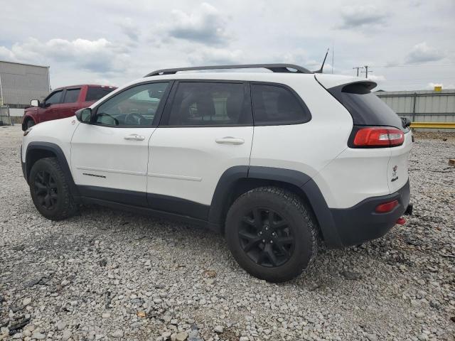 1C4PJMBS8GW111162 - 2016 JEEP CHEROKEE TRAILHAWK WHITE photo 2