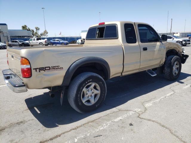 5TESN92N02Z123291 - 2002 TOYOTA TACOMA XTRACAB PRERUNNER ოქროსფერი ფოტო 3
