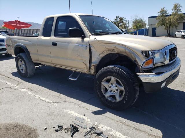 5TESN92N02Z123291 - 2002 TOYOTA TACOMA XTRACAB PRERUNNER ოქროსფერი ფოტო 4