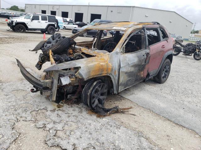 1C4PJMBS2EW257666 - 2014 JEEP CHEROKEE TRAILHAWK 勃艮第红 照片 2