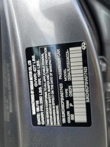 SJKCH5CP3HA017423 - 2017 INFINITI QX30 BASE GRAY photo 13