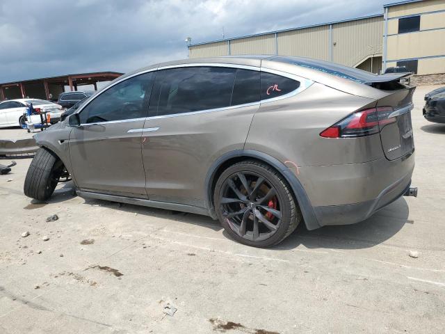 5YJXCBE48GF005827 - 2016 TESLA MODEL X BEIGE photo 2