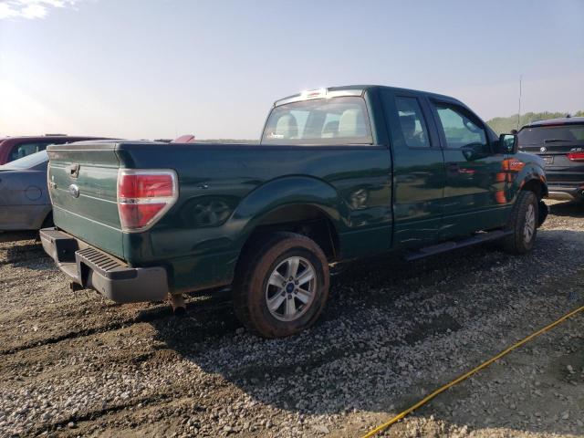 1FTEX1C81AKE78202 - 2010 FORD F150 SUPER CAB GREEN photo 3