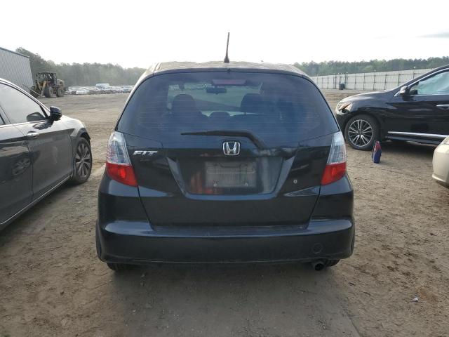 JHMGE8H28AS027228 - 2010 HONDA FIT BLACK photo 6