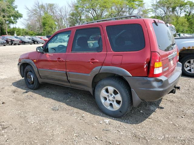 4F2YZ94174KM10465 - 2004 MAZDA TRIBUTE LX MAROON photo 2