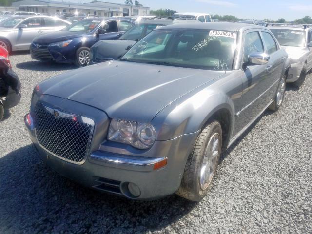 2C3KA63H77H690947 - 2007 CHRYSLER 300C BLUE photo 2