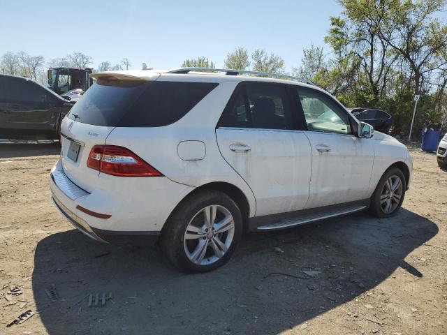 4JGDA5HB7FA461616 - 2015 MERCEDES-BENZ ML 350 4MATIC WHITE photo 3