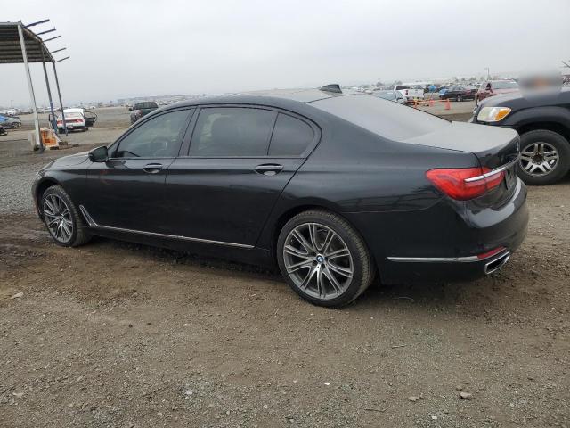 WBA7E2C55JG743293 - 2018 BMW 740 I BLACK photo 2