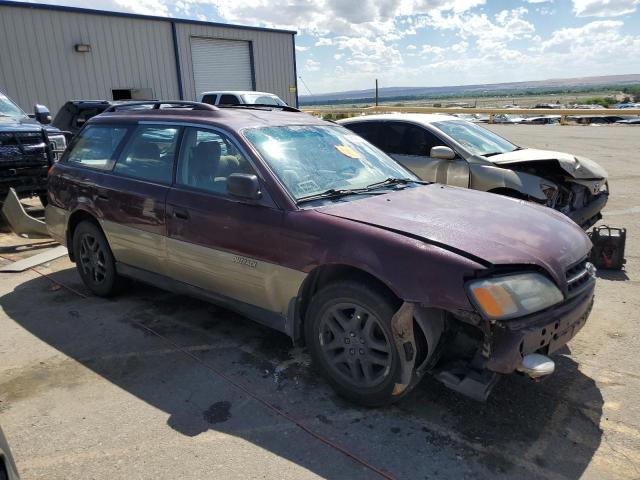 4S3BH6755Y7636325 - 2000 SUBARU LEGACY OUTBACK AWP 勃艮第红 照片 4