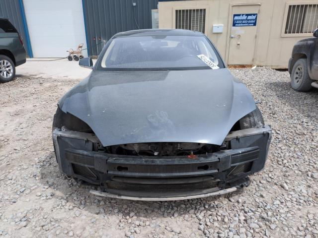 5YJSA1BG6DFP04894 - 2013 TESLA MODEL S GRAY photo 5