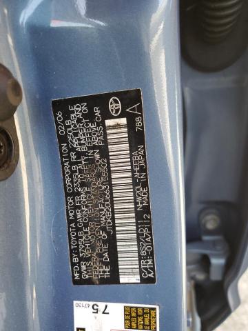 JTDKB20U663155502 - 2006 TOYOTA PRIUS 蓝色 照片 12