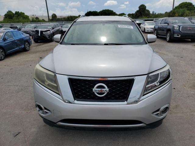 5N1AR2MN8DC650481 - 2013 NISSAN PATHFINDER S 银色 照片 5