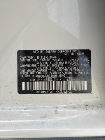 JF2GUHDC3S8237321 - 2025 SUBARU CROSSTREK PREMIUM 白色 照片 13