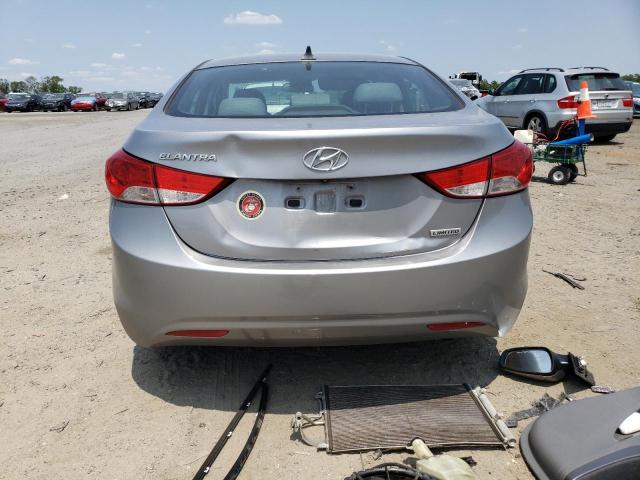 KMHDH4AE2DU738243 - 2013 HYUNDAI ELANTRA GLS SILVER photo 6