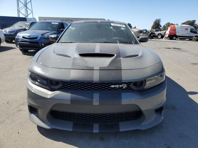 2C3CDXL93KH647001 - 2019 DODGE CHARGER SRT HELLCAT GRAY photo 5